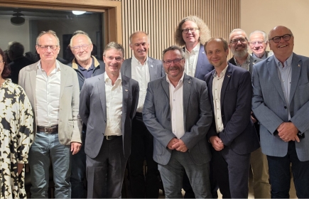Photo des membres présents lors de l'intronisation de Christoph ce 29 mai 2026
